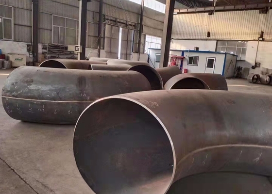 48&quot; X 12mm Karbon Çelik Boru Bükme 90 Derece Astm A234 Wp5