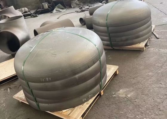 A420 WPL6 Karbon Çelik Boru Kapağı SCH80 Siyah Gri A234 WP12 Aşınmaya Dayanıklı