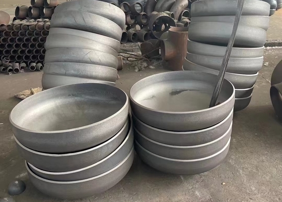8&quot; Karbon Çelik Uç Kapağı Dikişsiz Sch40 Astm A234 Alın Kaynaklı Boru Kapağı