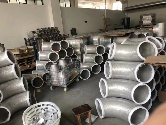 ASME A234 Wpb Karbon Çelik Kısa Yarıçap 45 Derece Dirsek SCH10 SCH20