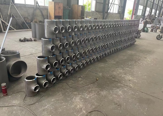 Asme B16.9 Astm A 234 Wpb Tee Fitting Azaltma Alın Kaynağı Wp304/L 316/L S2205 S32750