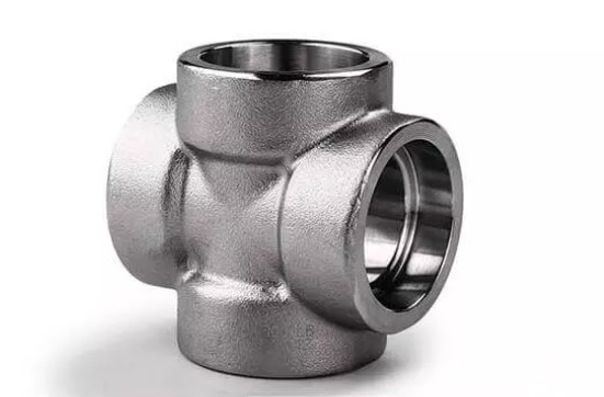 ASME B16.9 SS304 SS316 Çapraz Boru Ek Parçaları Alın Kaynaklı Çapraz Dövme