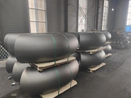 ASME A234 Wpb Karbon Çelik Kısa Yarıçap 45 Derece Dirsek SCH10 SCH20