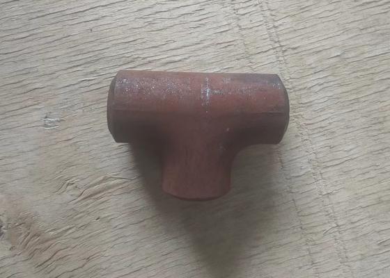 ASME B16.9 Karbon Çeliği Redüksiyon Tee Sch40 ASTM A234 Wpb Alın Kaynaklı Tee