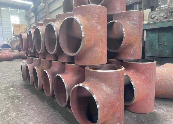 ASME B16.9 Karbon Çeliği Redüksiyon Tee Sch40 ASTM A234 Wpb Alın Kaynaklı Tee