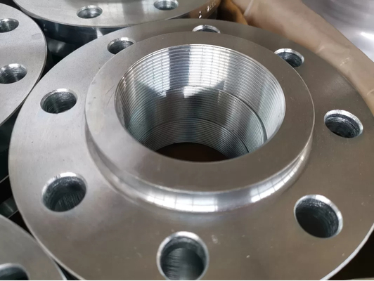 400LBS 600LBS ANSI B16.5 B16.47 NPT Dişli Flanş CS A105