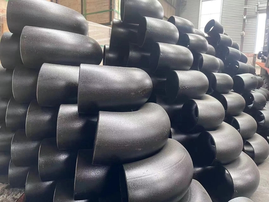 ASME A234 4 İnç 45 Derece Dirsek BV SGS Hidrolik Ekipman İçin Döküm Kaynağı