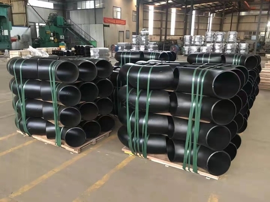 Astm A234 Wpb Dirsek Alın Kaynaklı Boru Ek Parçaları Kum Püskürtülmüş Asme B16.9 180 Derece