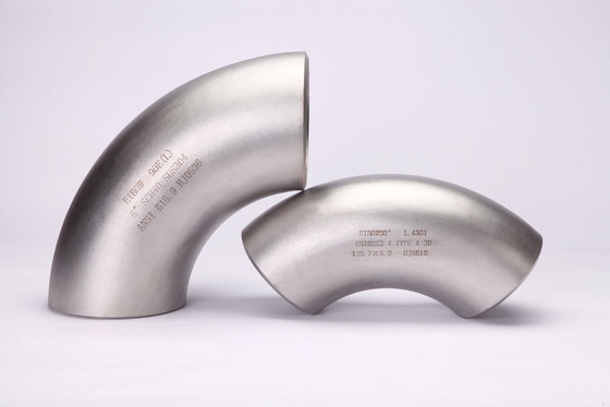 Astm A234 Paslanmaz Çelik Alın Kaynaklı Dirsek Planı 40 Asme B16.9