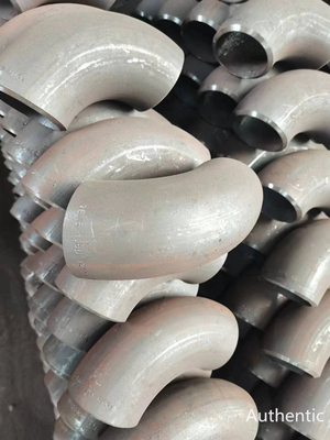 219mm Karbon Çelik Boru Dirsek GOST JIS ASTM Standart Kumlama Siyah Boyama