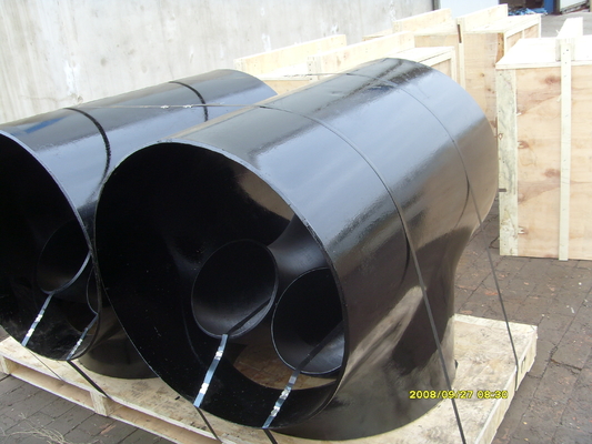 OTANTİK A420 WPL6 Karbon Çelik Tee Dövme Alın Kaynaklı Tee Azaltma 50mm 100mm