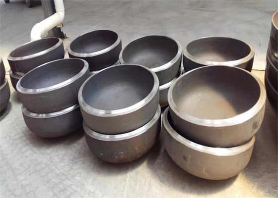 SCH10 Galvanizli Karbon Çelik Boru Kapağı Siyah Boya SCH20 SCH30 SCH40 Dikişsiz kaynaklı Kumlama