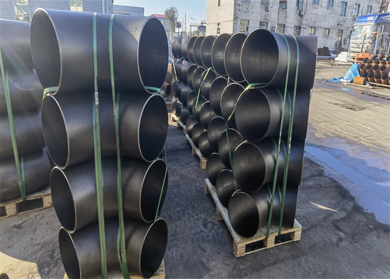 90 Derece Alın Kaynaklı Boru Ek Parçaları SCH80 1-1 / 2'' Boru Dirsek Uzun Yarıçapı