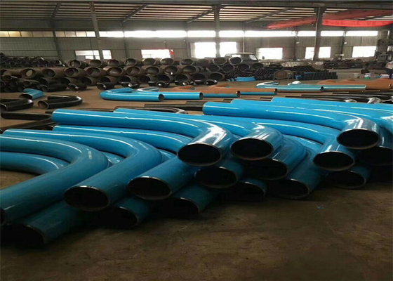 1D 2D Karbon Çelik Boru Bükme 6&quot; 8&quot; Galvanizli Boru Ek Parçaları SCH80