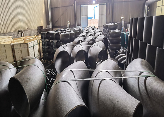Kaynak SGP Sch 80 90 Derece Dirsek ASME Siyah Paslanmaz Çelik