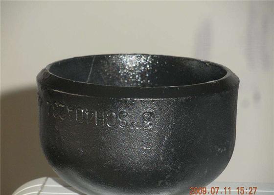 Q195 Q215 Çelik Boru Uç Kapağı 30mm 60mm İnşaat Yapısı İçin Dövme