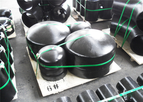 Q195 Q215 Çelik Boru Uç Kapağı 30mm 60mm İnşaat Yapısı İçin Dövme