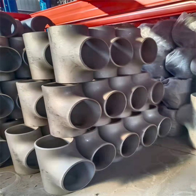 STD TP316L Dövme Paslanmaz Çelik Tee boru bağlantı parçası 3 Yollu DN15-DN1200