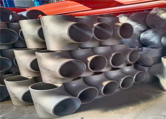 Soğuk Pres Kaynaklı Boru Ek Parçaları Q195 Q345 Şeffaf Yağ Yüzeyi