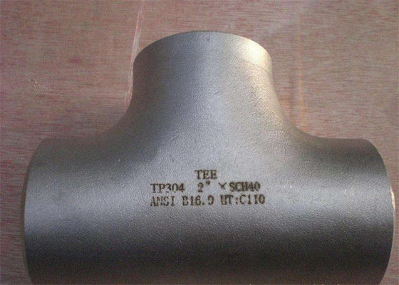 Asme B16.9 Sch40 Karbon Çelik Düz Tee Astm A 234 Wpb Alın Kaynağı