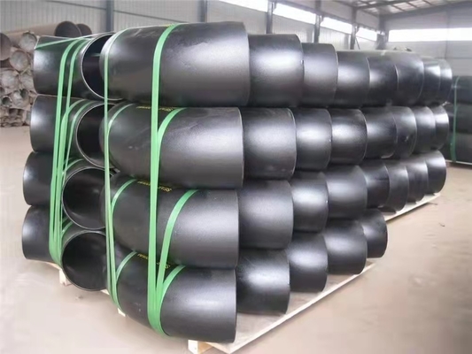 ASME B16.9 45 Derece Uzun Yarıçaplı Bükme Alın Kaynaklı ST37 110mm