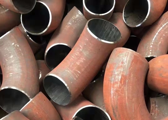 90 Derece Ped Api Karbon Çelik Dirsek Dikişsiz Boru Ek Parçası St35.8
